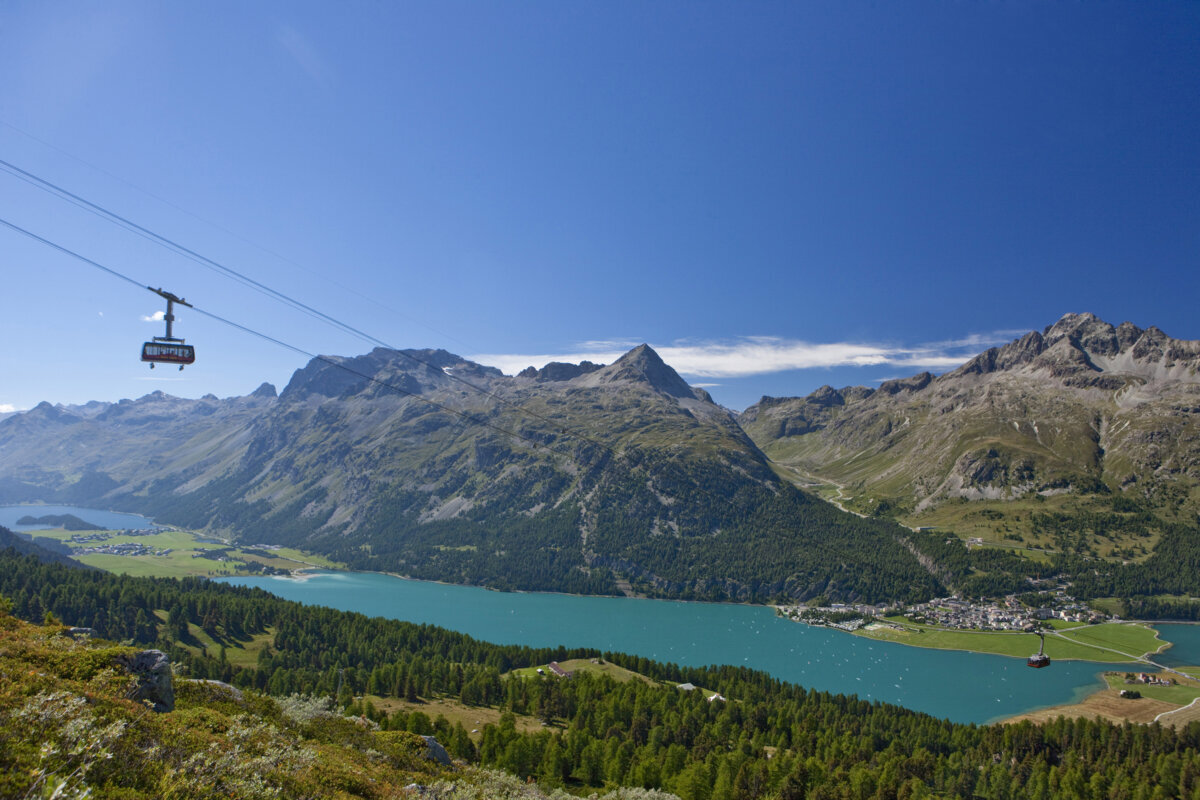 Švicarske alpe in ledeniški vlak