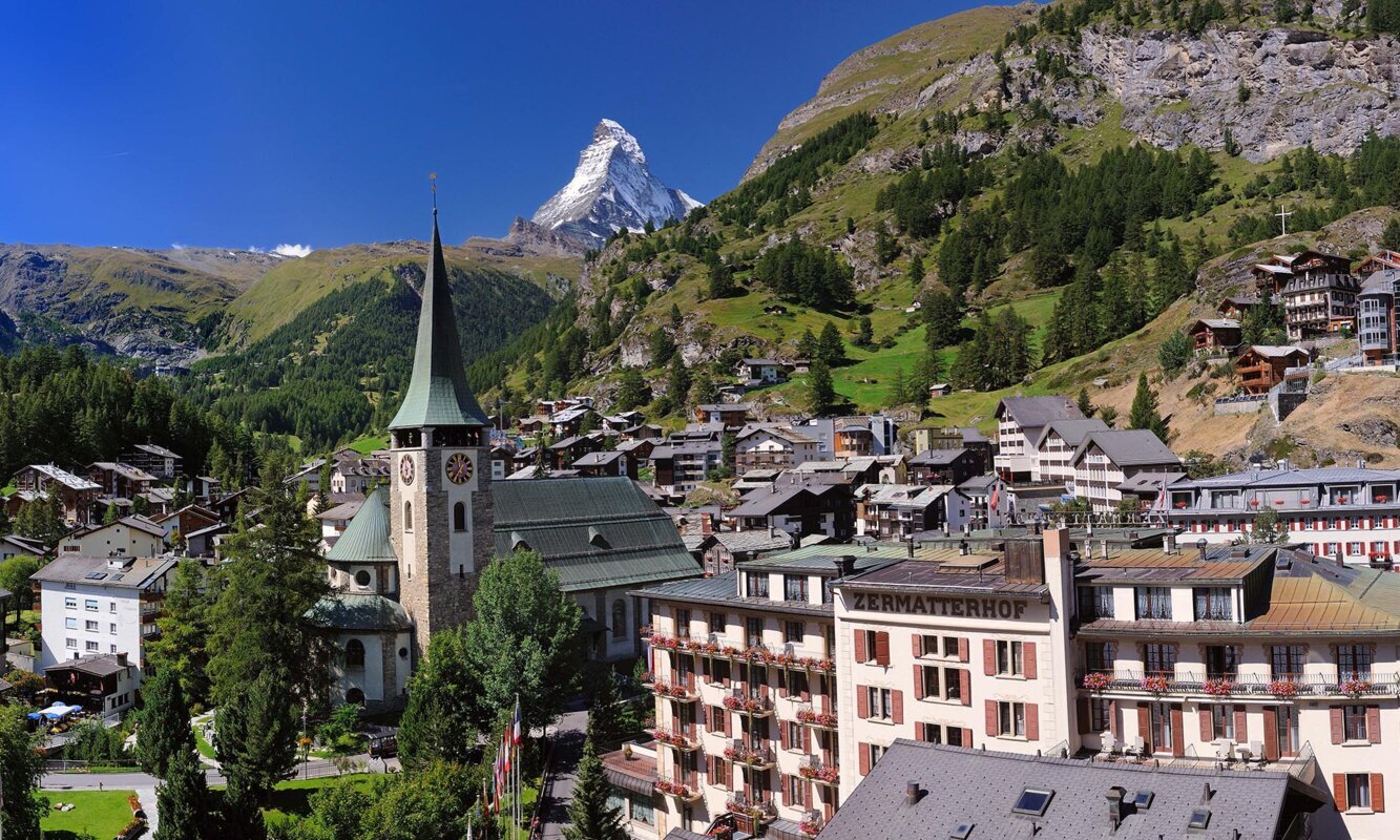 Švicarske alpe in ledeniški vlak