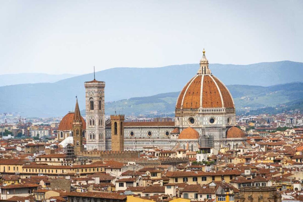 Firence in toskanski griči