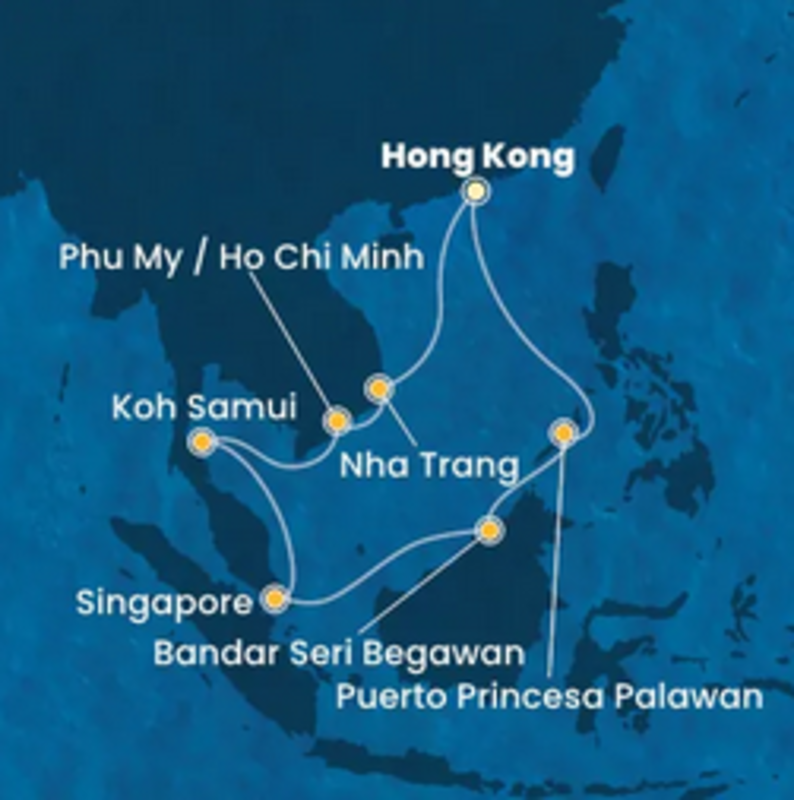 Križarjenje - azija (hong kong) 05.12.-19.12.2025