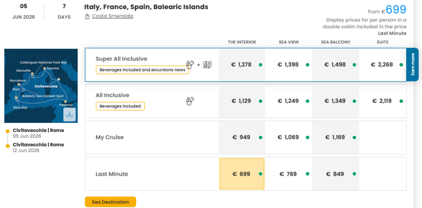 COSTA - LAST MINUTE na dan 27.03.2026