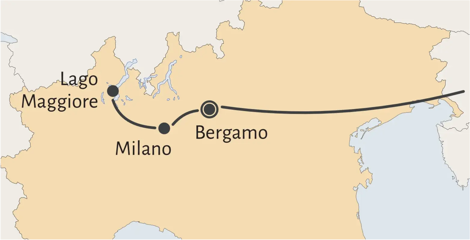 Boromejski otoki - jezero Maggiore