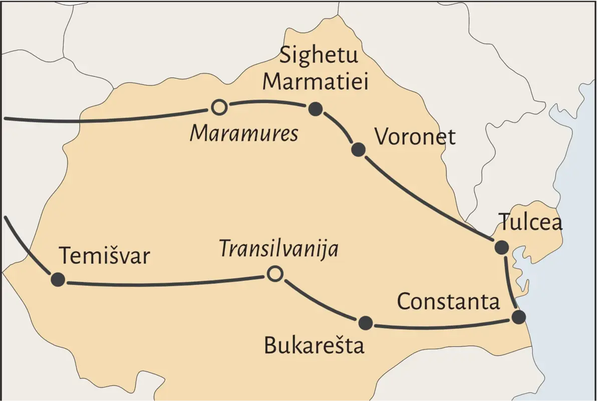 Velika tura po Romuniji