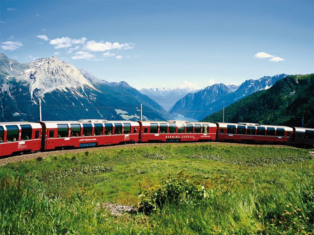 Bernina ekspres, Brescia, jezero Iseo in Švica