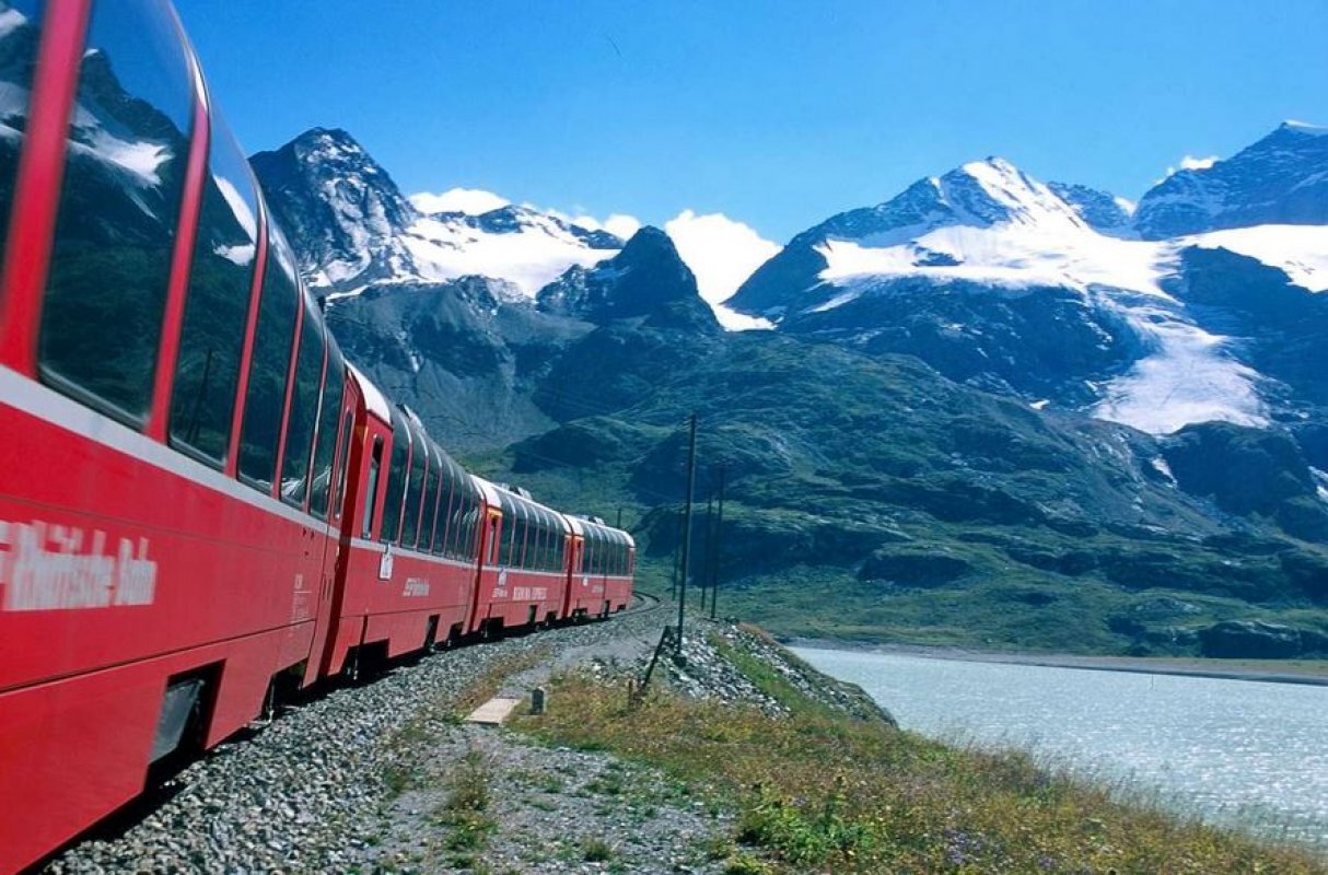 Bernina ekspres, Brescia, jezero Iseo in Švica