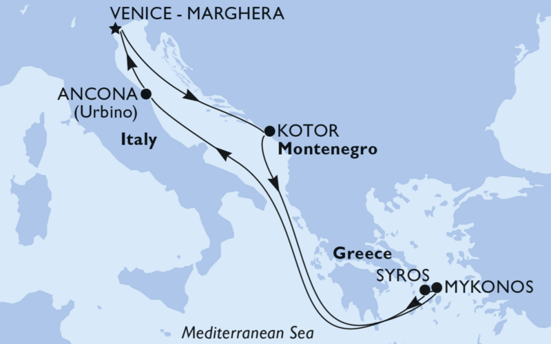 Križarjenje po vzhodnem Sredozemlju