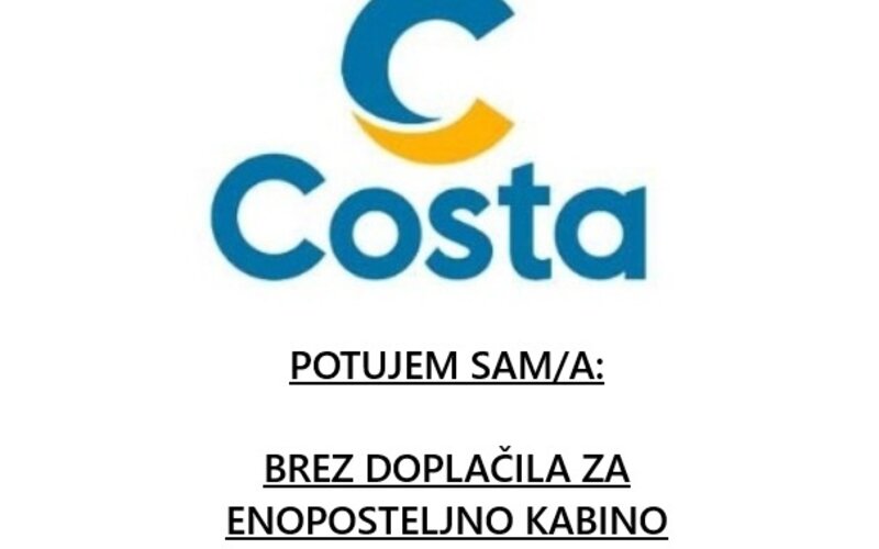 COSTA - ZA SAMSKE - INDIVIDUALNI ODHOD
